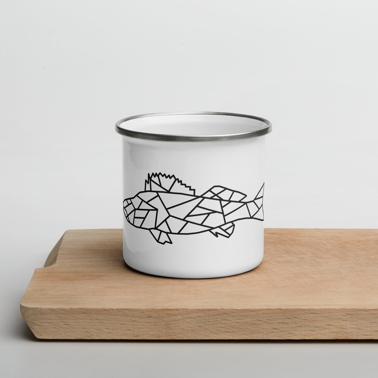 Zander logo enamel mug