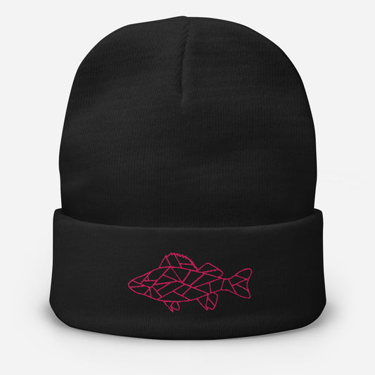 Barsch-Logo Pink Bestickte Beanie